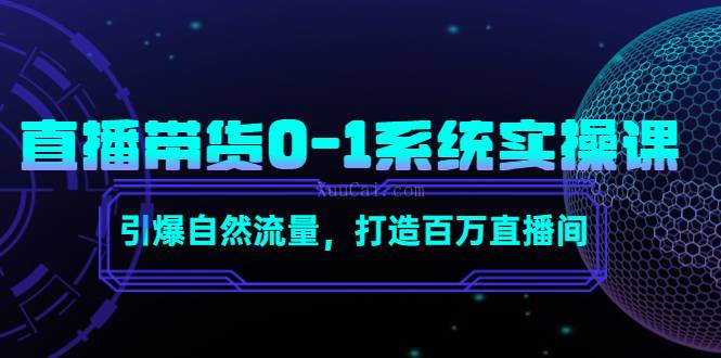 直播带货0-1系统实操课,引爆自然流量-续财库